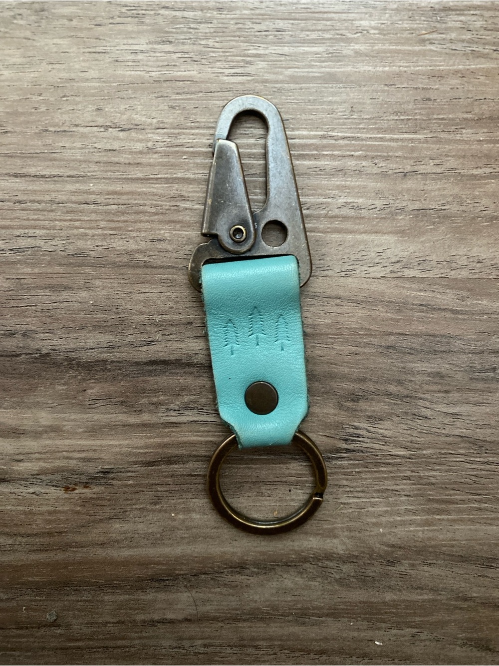 Rare PLG sold out Leather keychain with Metal Clip